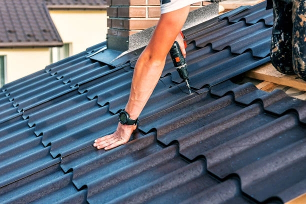 Metal roofing installation